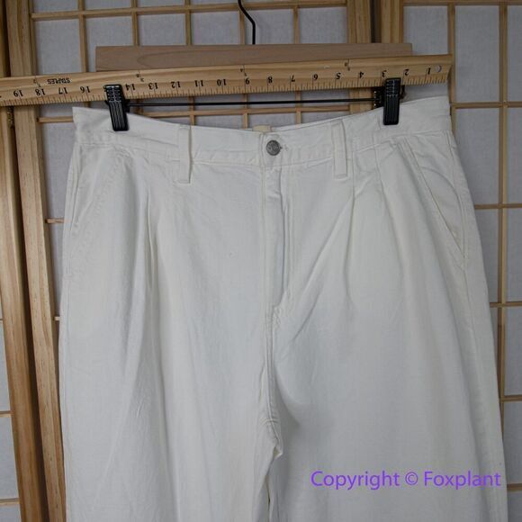 NEW Madewell The Harlow Wide-Leg Jean in Tile‎ White, 31 - Picture 5 of 15